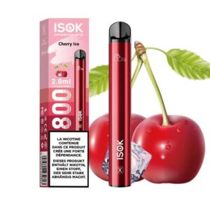 ISOK X Cherry Ice 800 Puffs 20mg